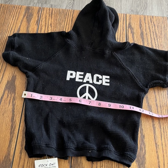 Doggie thermal hoodie in black - Picture 4 of 6